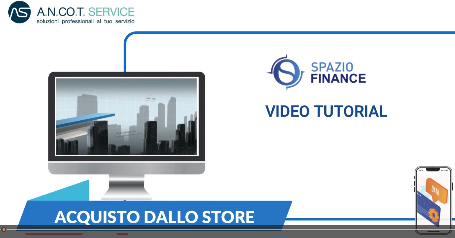Guida all'acquisto dei prodotti Spazio Finance sullo store Ancot Service